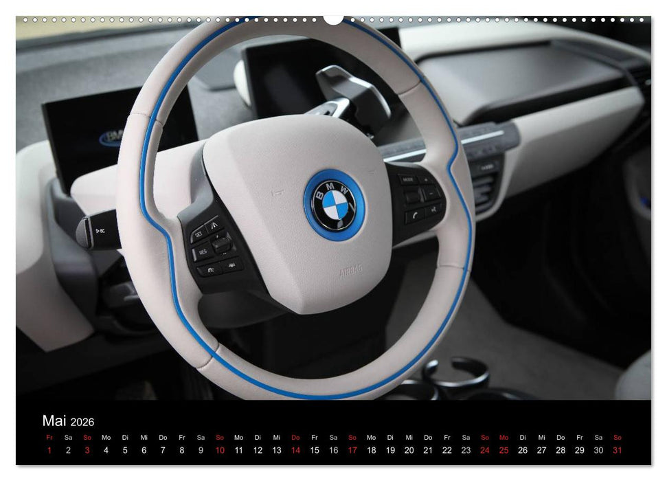 BMW i3 (CALVENDO Premium Wandkalender 2026)
