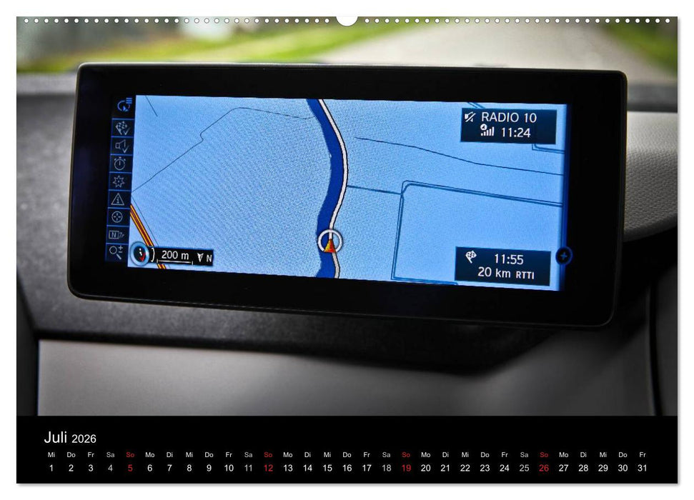 BMW i3 (CALVENDO Premium Wandkalender 2026)