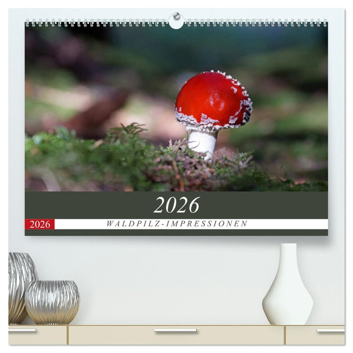 Waldpilz-Impressionen (CALVENDO Premium Wandkalender 2026)