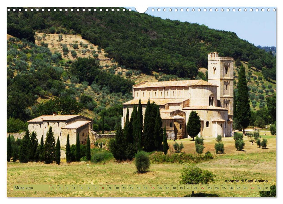 Toskana 2026 (CALVENDO Wandkalender 2026)