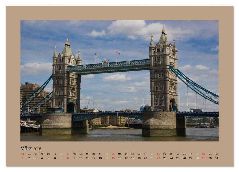 London (CALVENDO Wandkalender 2026)