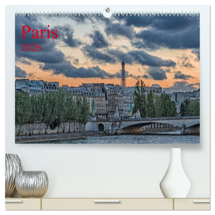 Paris (CALVENDO Premium Wandkalender 2026)