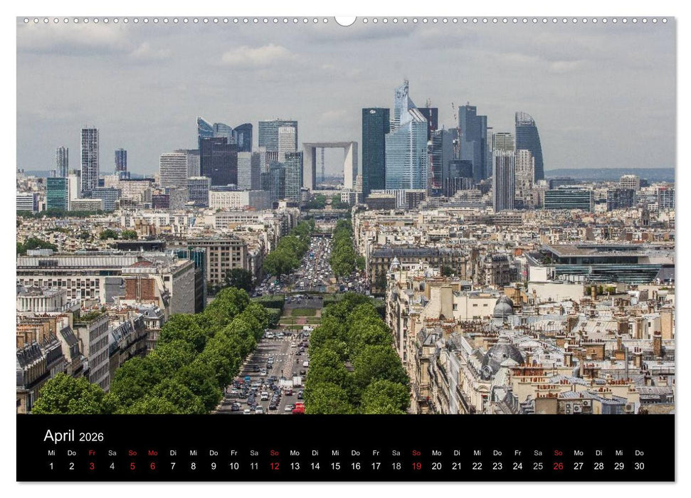 Paris (CALVENDO Premium Wandkalender 2026)
