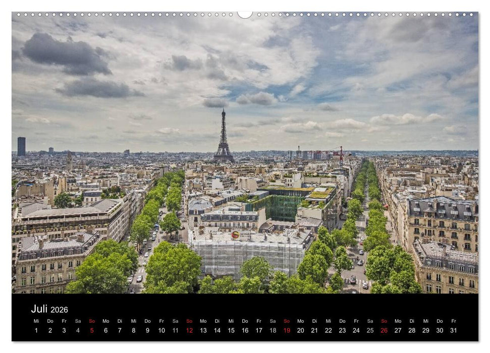 Paris (CALVENDO Premium Wandkalender 2026)
