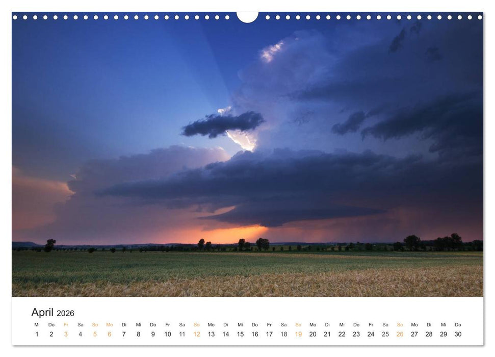Faszination Gewitter (CALVENDO Wandkalender 2026)