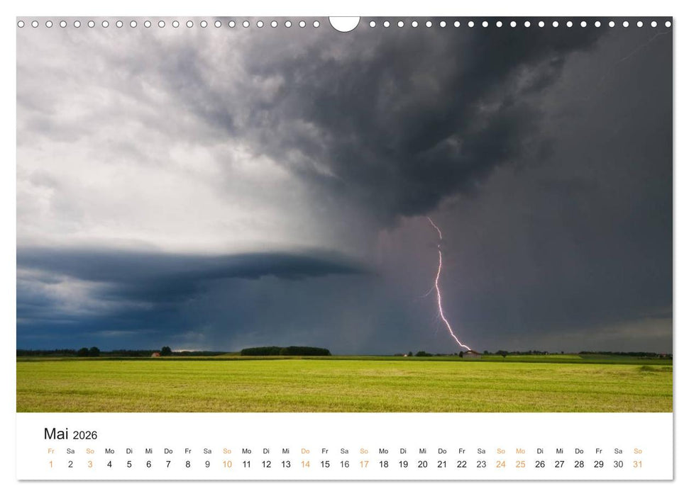 Faszination Gewitter (CALVENDO Wandkalender 2026)