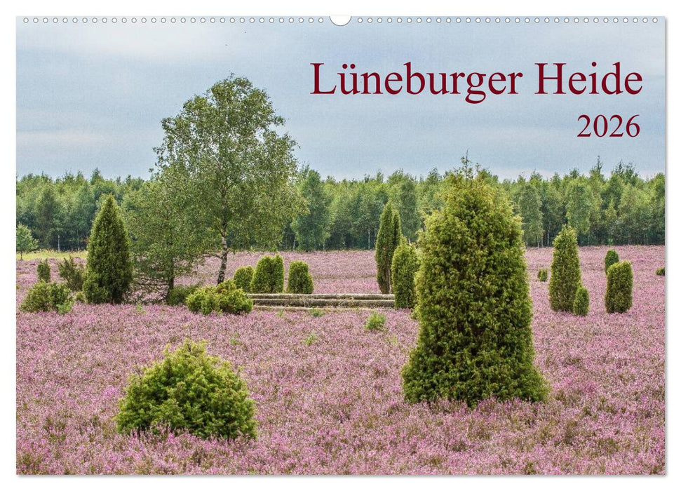 Lüneburger Heide (CALVENDO Wandkalender 2026)