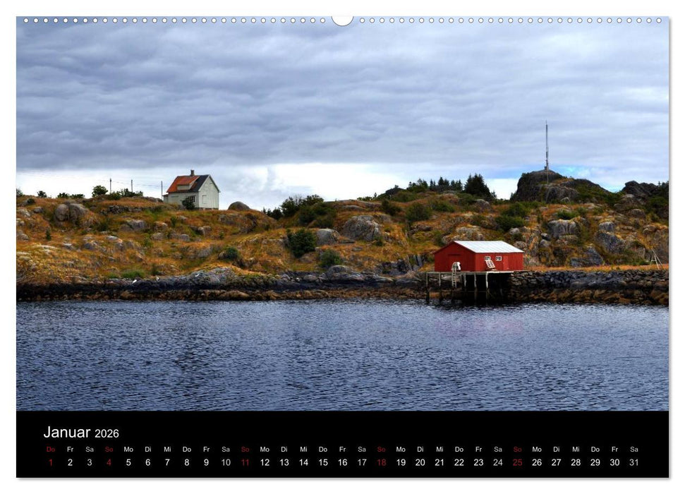 An Norwegens Küsten (CALVENDO Premium Wandkalender 2026)