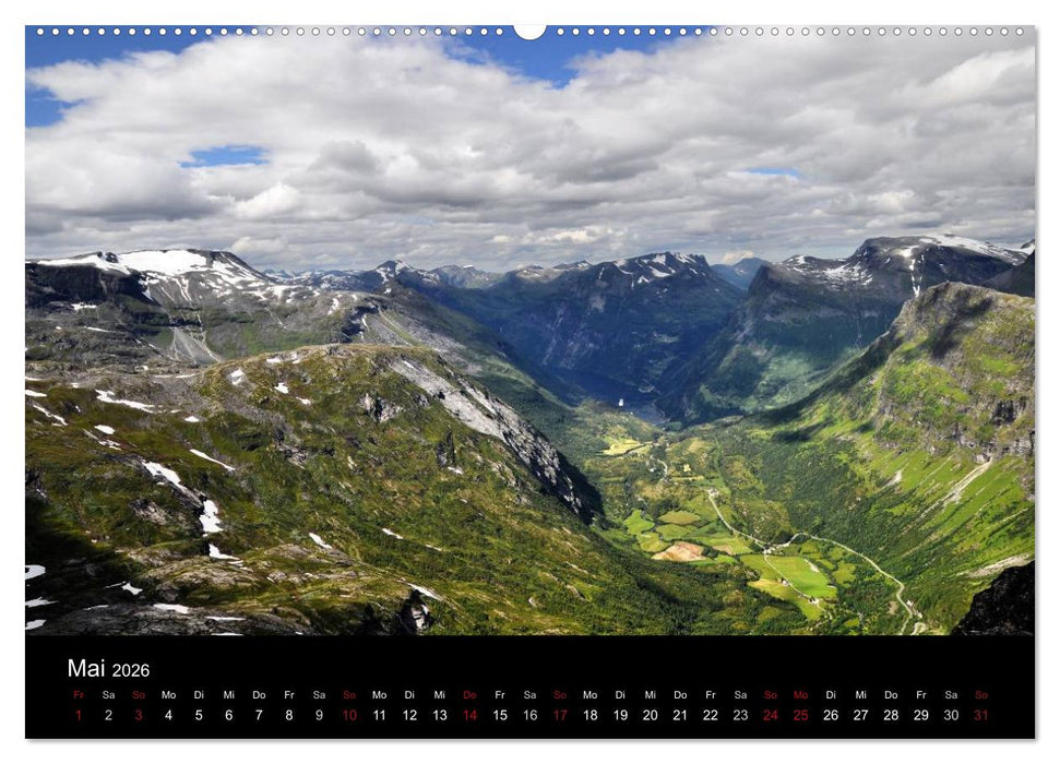 An Norwegens Küsten (CALVENDO Premium Wandkalender 2026)