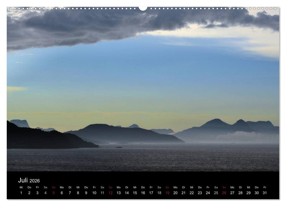 An Norwegens Küsten (CALVENDO Premium Wandkalender 2026)