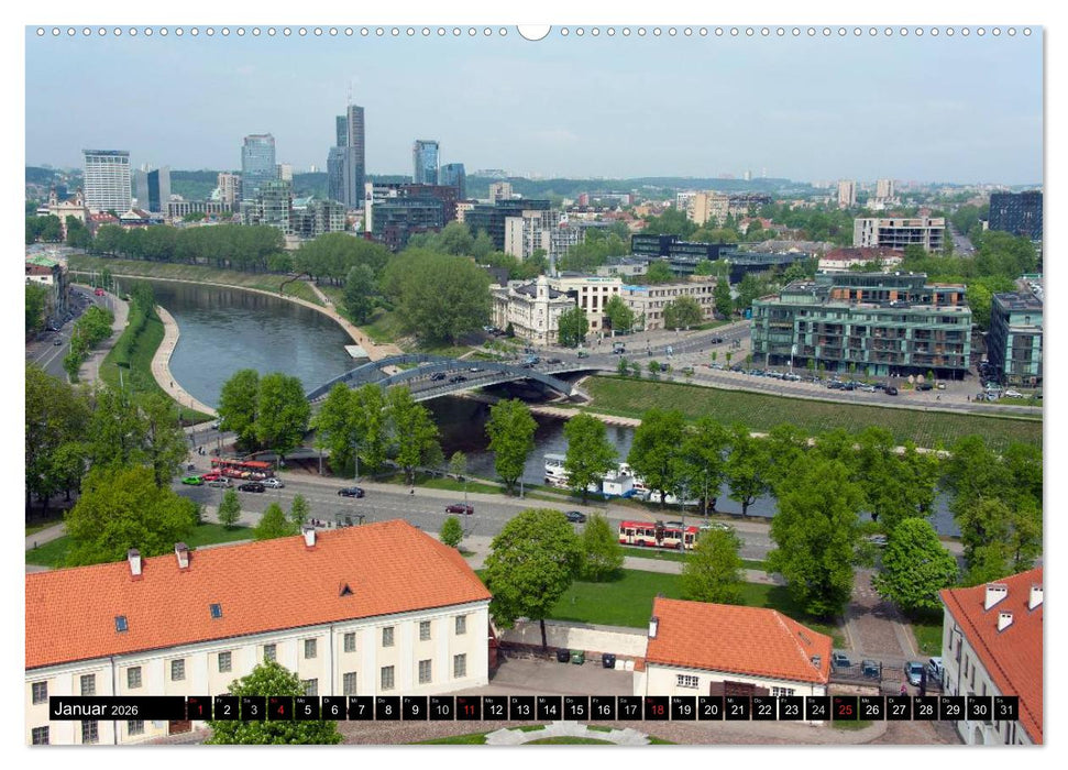 Hauptstädte des Baltikums (CALVENDO Premium Wandkalender 2026)