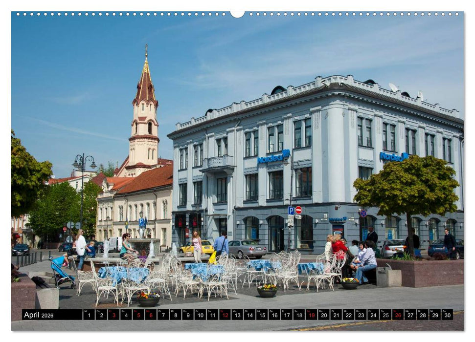 Hauptstädte des Baltikums (CALVENDO Premium Wandkalender 2026)