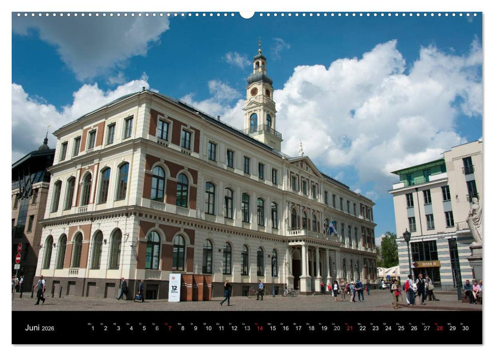 Hauptstädte des Baltikums (CALVENDO Premium Wandkalender 2026)