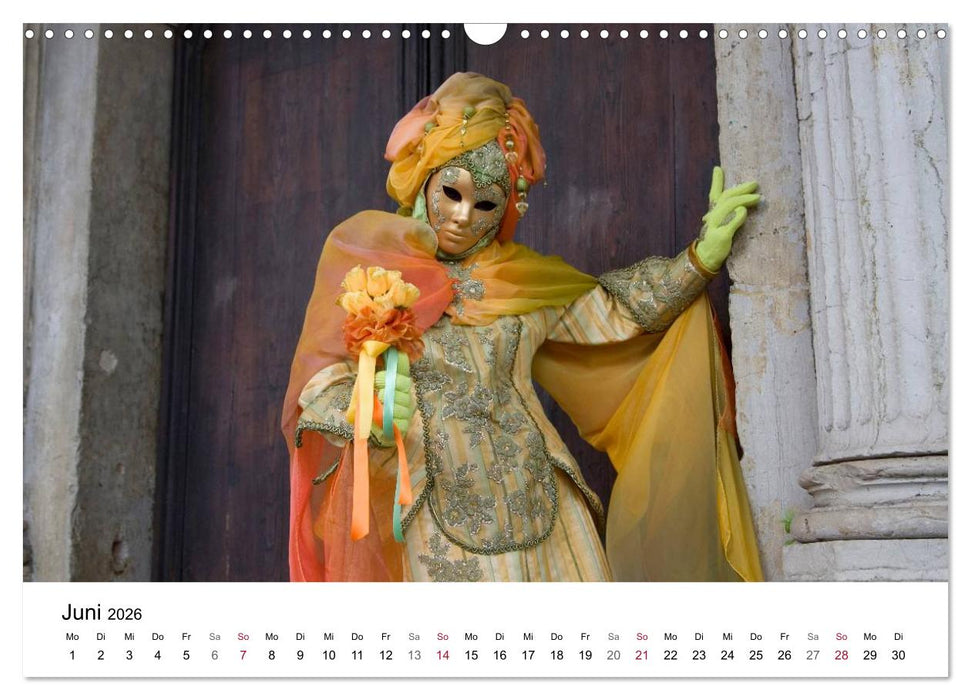 Carnevale di Venezia 2026 (CALVENDO Wandkalender 2026)