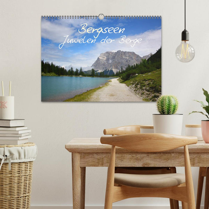 Bergseen - Juwelen der Berge (CALVENDO Wandkalender 2026)