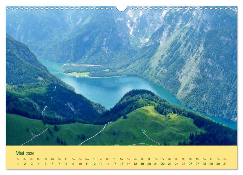 Bergseen - Juwelen der Berge (CALVENDO Wandkalender 2026)