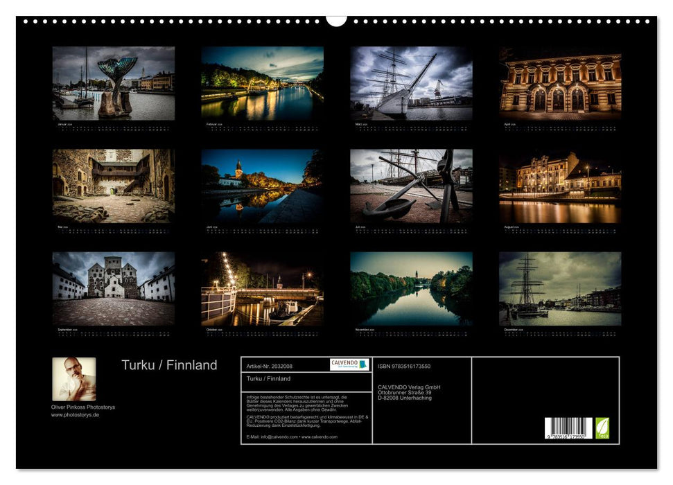 Turku / Finnland (CALVENDO Wandkalender 2026)