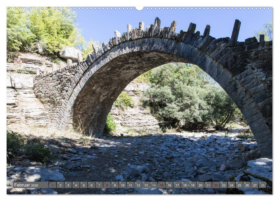 Griechenland 2026 - Zagorochoria und Vikos-Schlucht (CALVENDO Premium Wandkalender 2026)