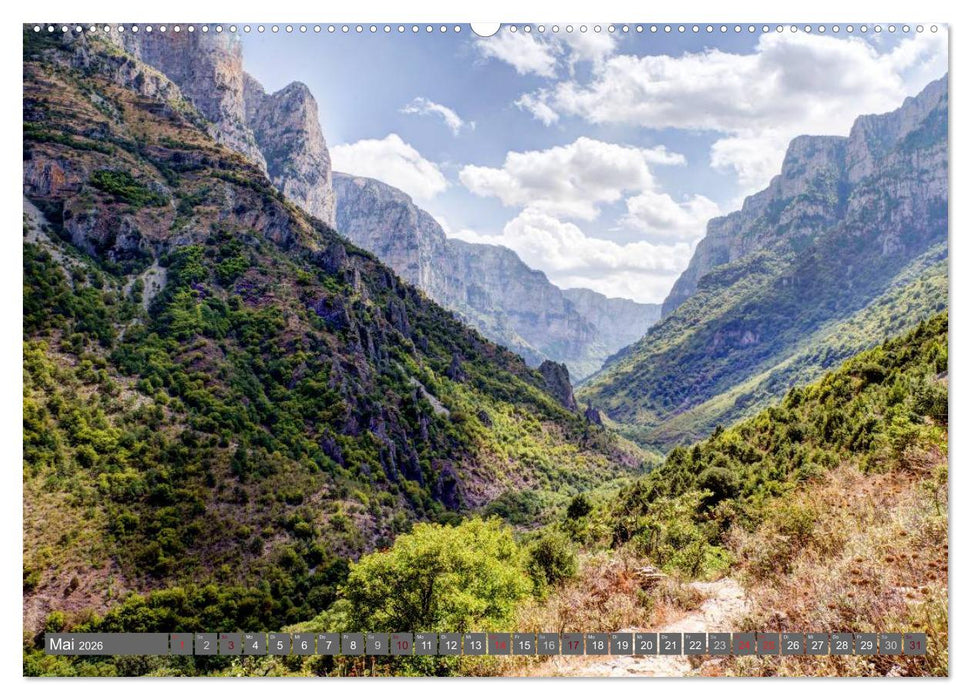 Griechenland 2026 - Zagorochoria und Vikos-Schlucht (CALVENDO Premium Wandkalender 2026)