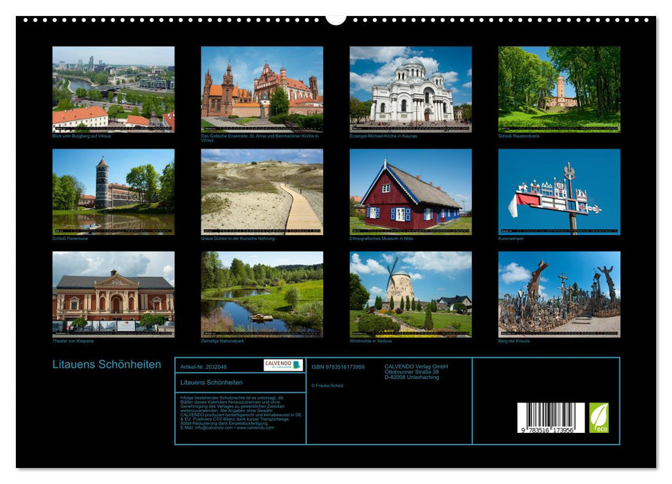 Litauens Schönheiten (CALVENDO Premium Wandkalender 2026)