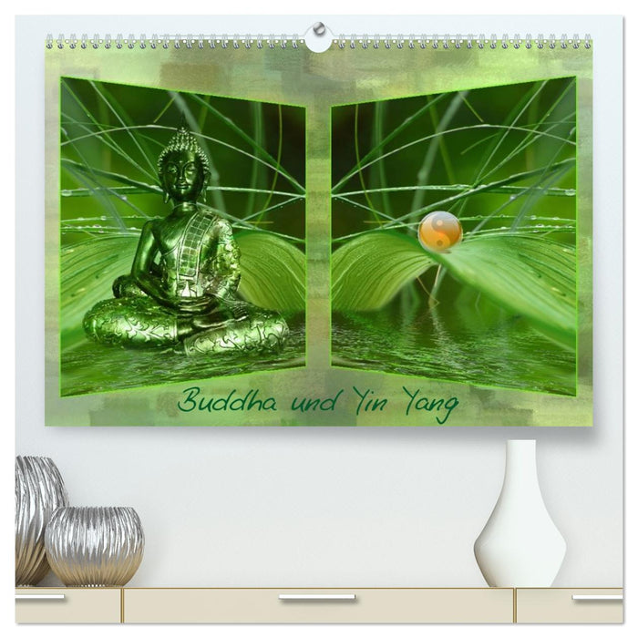 Buddha und Yin Yang (CALVENDO Premium Wandkalender 2026)