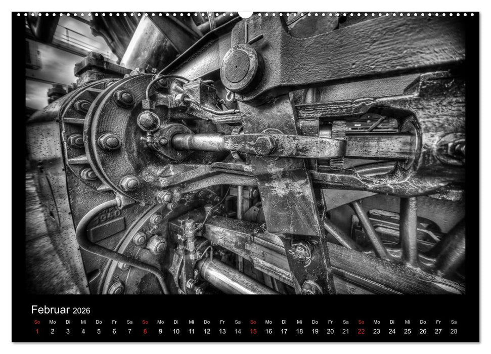 Dampflokomotiven (CALVENDO Premium Wandkalender 2026)