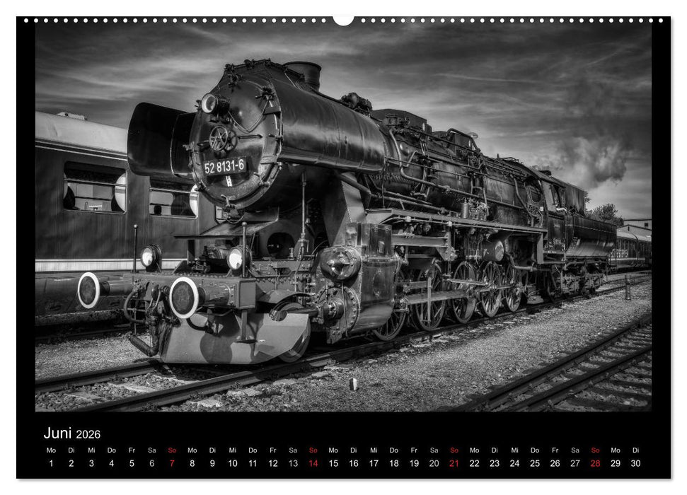 Dampflokomotiven (CALVENDO Premium Wandkalender 2026)