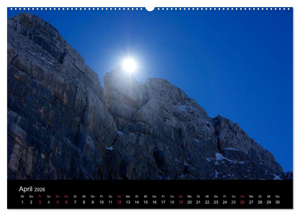 Der Dachstein - Massiv in den Alpen (CALVENDO Wandkalender 2026)