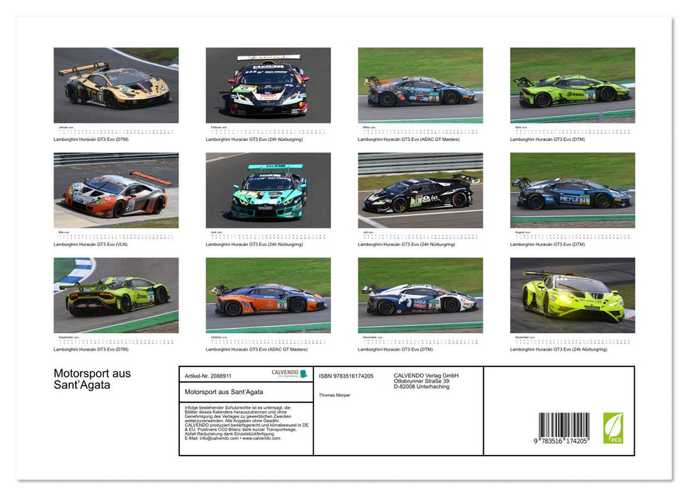 Motorsport aus Sant’Agata (CALVENDO Premium Wandkalender 2026)