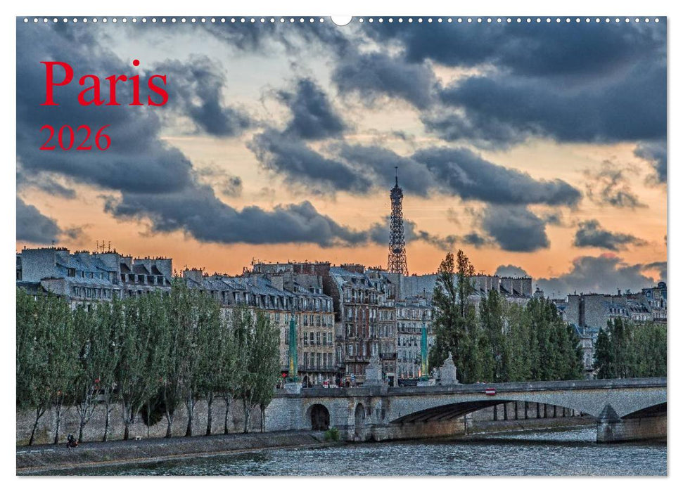 Paris (CALVENDO Wandkalender 2026)