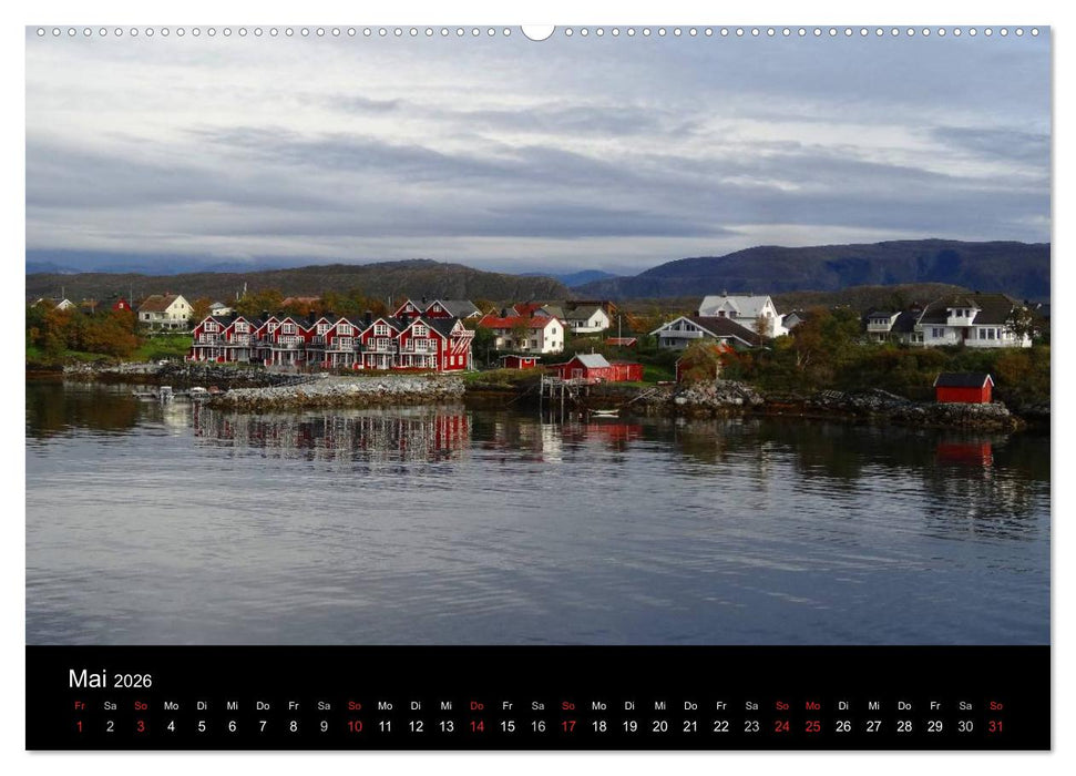 Impressionen von Norwegen entlang der Hurtigruten (CALVENDO Wandkalender 2026)