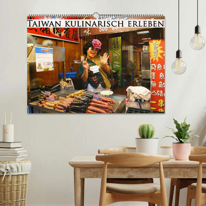 Taiwan kulinarisch erleben (CALVENDO Wandkalender 2026)
