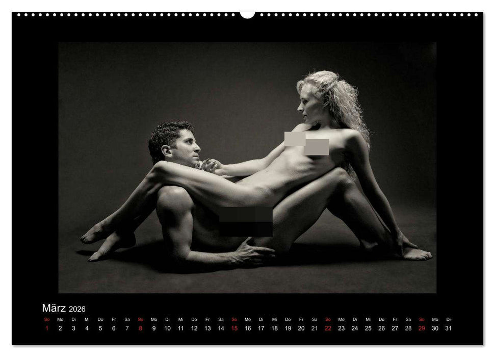 Schönheiten in schwarz-weiss (CALVENDO Premium Wandkalender 2026)