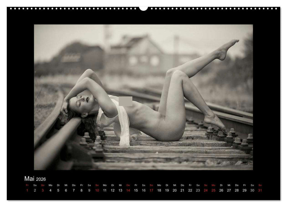 Schönheiten in schwarz-weiss (CALVENDO Premium Wandkalender 2026)