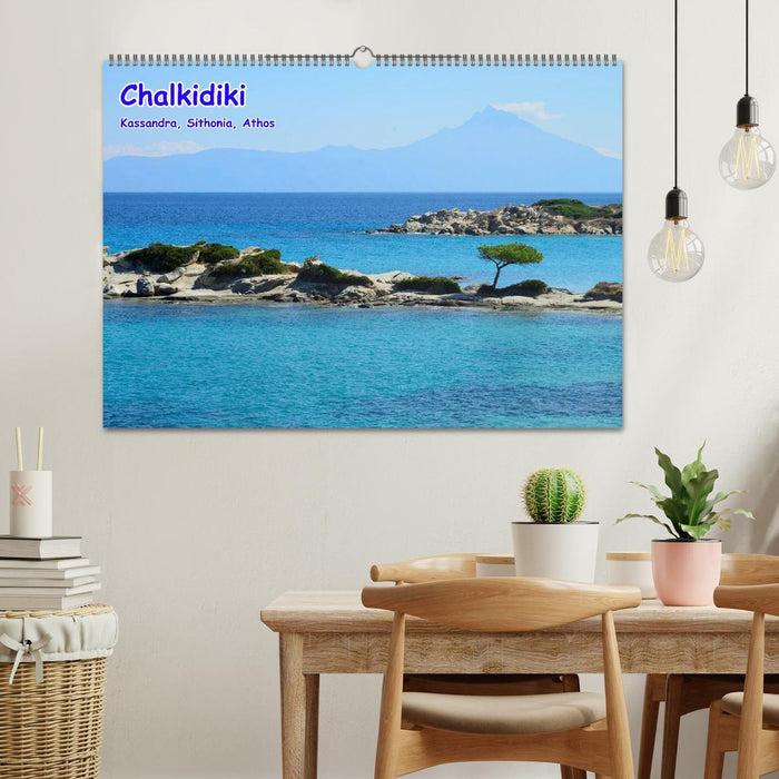 Chalkidiki: Kassandra, Sithonia, Athos (CALVENDO Wandkalender 2026)