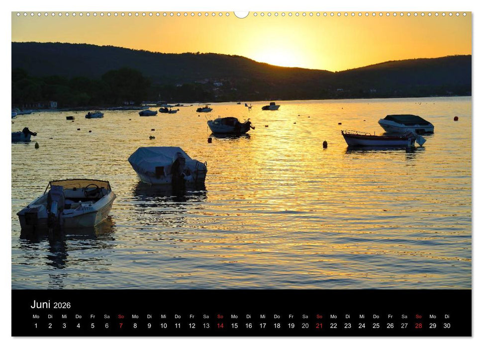 Chalkidiki: Kassandra, Sithonia, Athos (CALVENDO Wandkalender 2026)