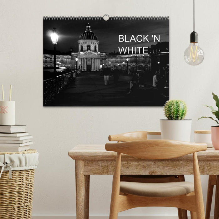BLACK 'N WHITE (CALVENDO Wandkalender 2026)