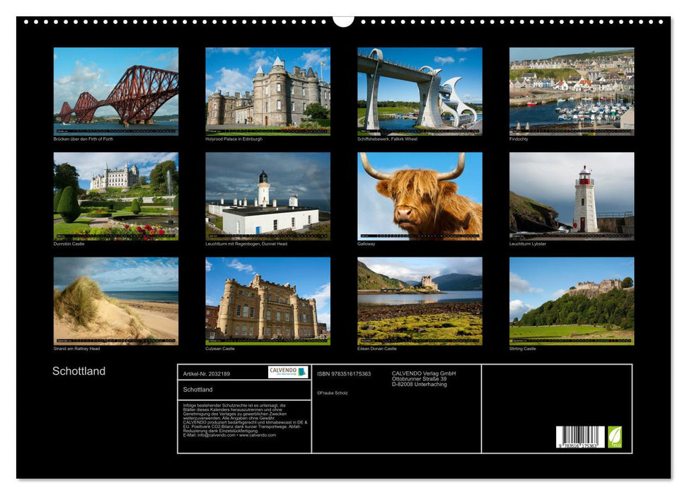 Schottland (CALVENDO Wandkalender 2026)