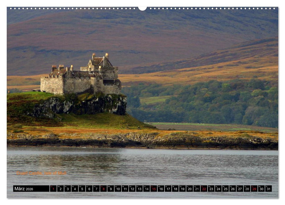 Schottland und Edinburgh (CALVENDO Wandkalender 2026)