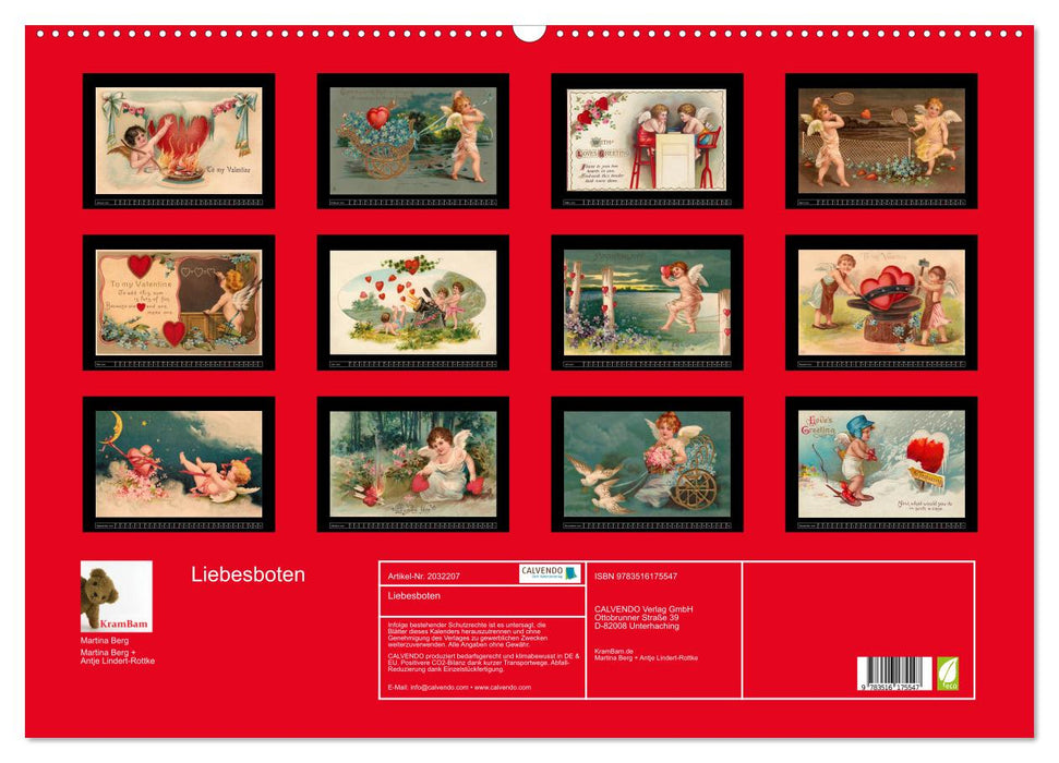 Liebesboten (CALVENDO Wandkalender 2026)