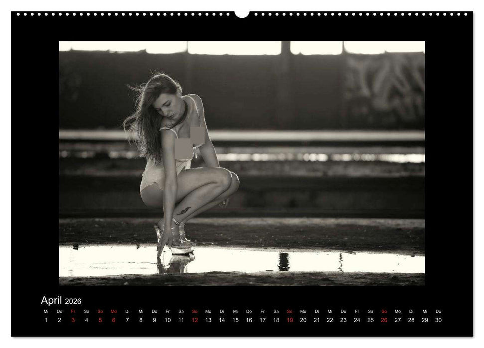 Schönheiten in schwarz-weiss (CALVENDO Wandkalender 2026)