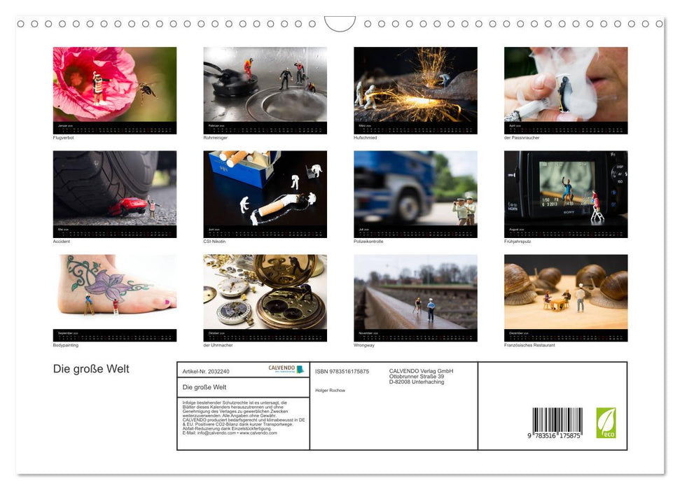 Die große Welt (CALVENDO Wandkalender 2026)