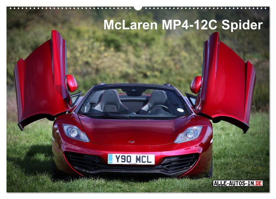 McLaren MP4-12C Spider (CALVENDO Wandkalender 2026)