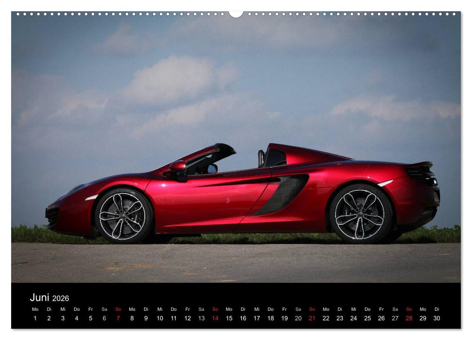 McLaren MP4-12C Spider (CALVENDO Wandkalender 2026)