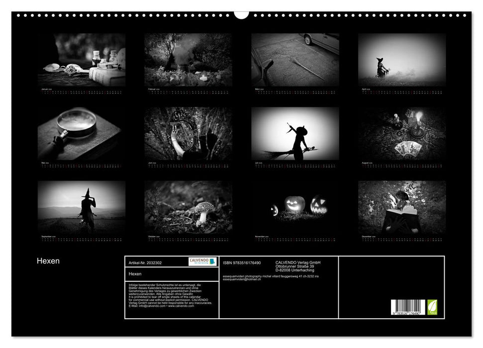 Hexen (CALVENDO Wandkalender 2026)