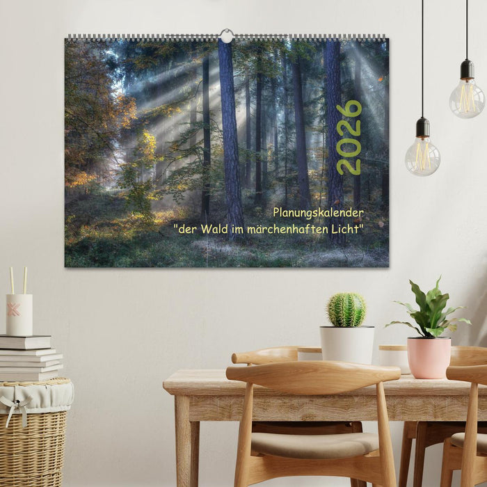 Planungskalender Märchenwald 2026 (CALVENDO Wandkalender 2026)