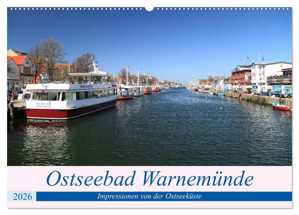Ostseebad Warnemünde (CALVENDO Wandkalender 2026)