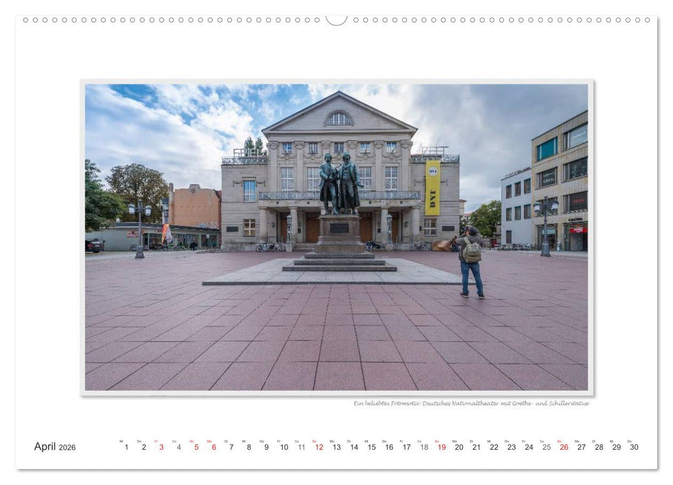 Emotionale Momente: Weimarer Ansichten. (CALVENDO Wandkalender 2026)