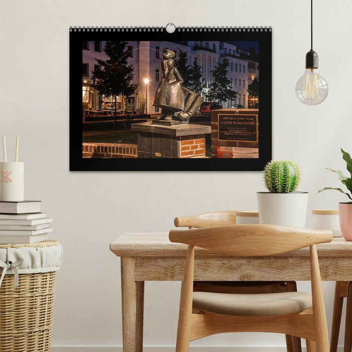 Schönes Kleve bei Tag und Nacht (CALVENDO Wandkalender 2026)