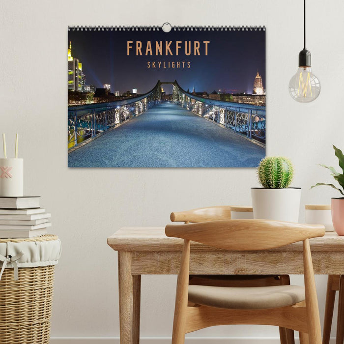 Frankfurt Skylights 2026 (CALVENDO Wandkalender 2026)